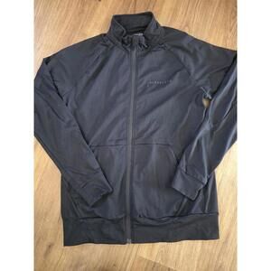 Mens Black Alphalete Track Jacket